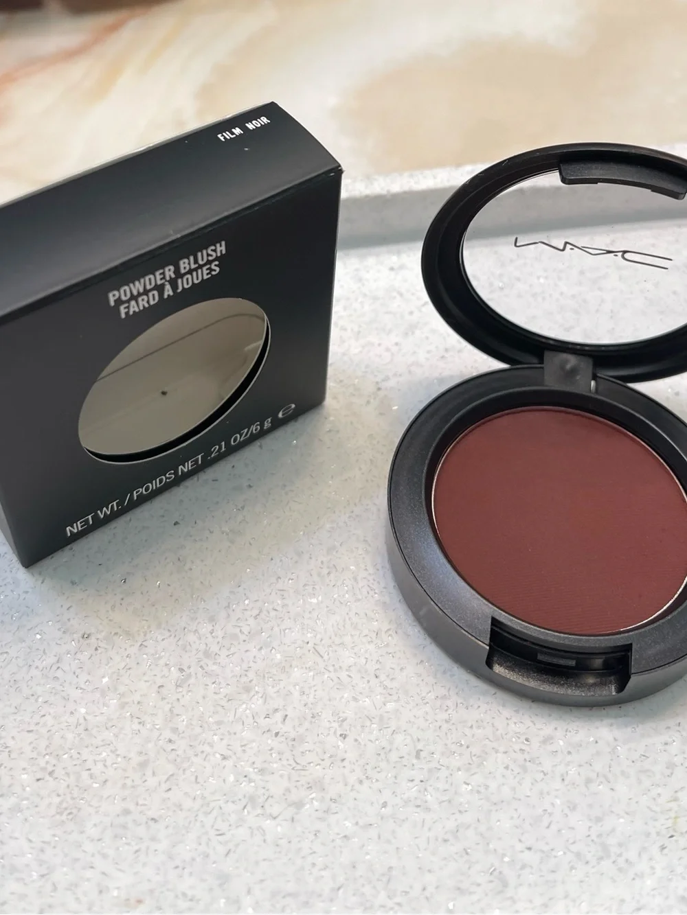 VAULTED FORMULA ~ MAC Cosmetics ~ ‘FILM NOIR’ ~ Powder Blush ~ Full Size 6 g NIB